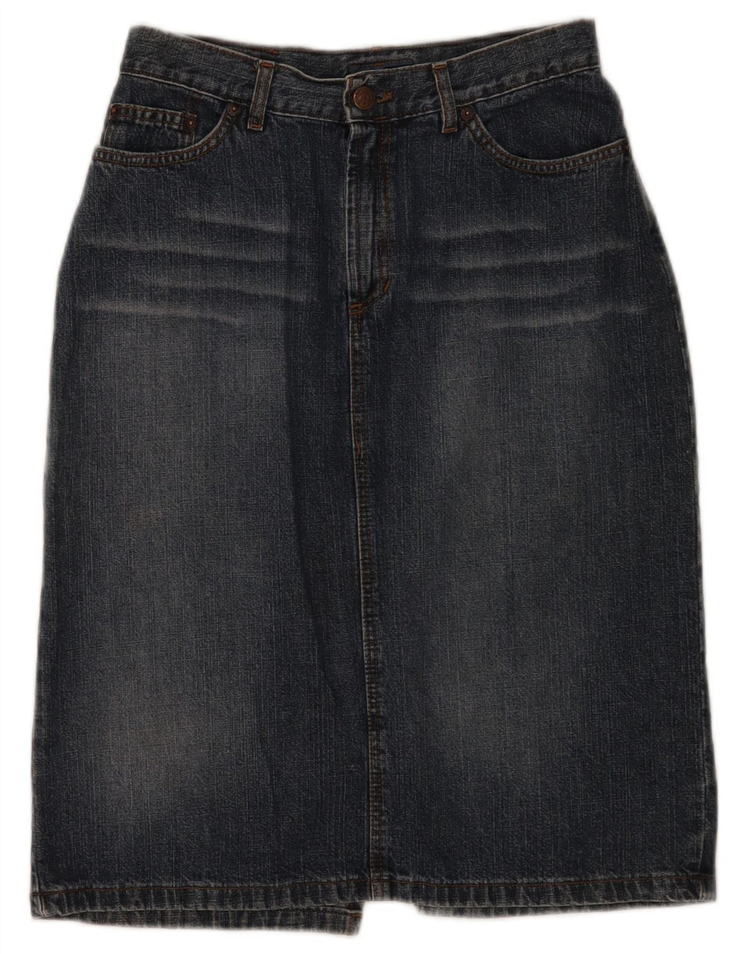 Bandolli Womens Denim Skirt EU 40 Medium W26  Blue Cotton