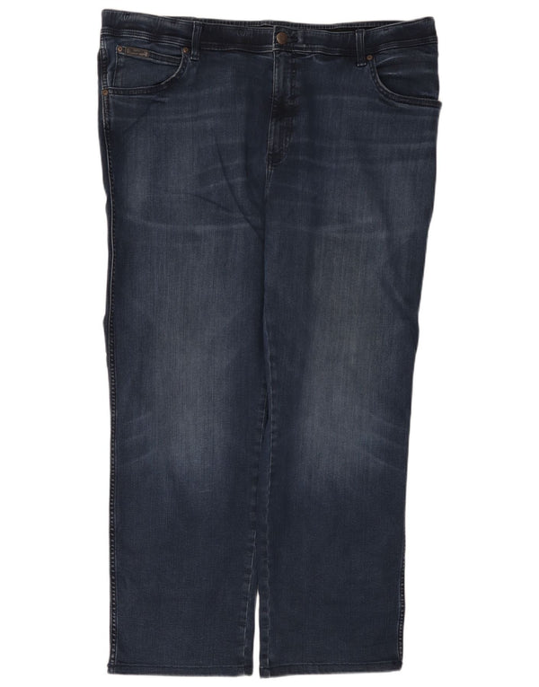 Мужские прямые джинсы Wrangler Texas W44 L32, синий хлопок
