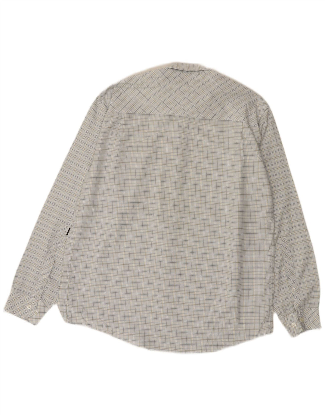 Rohan herreskjorte stor blå ternet polyester