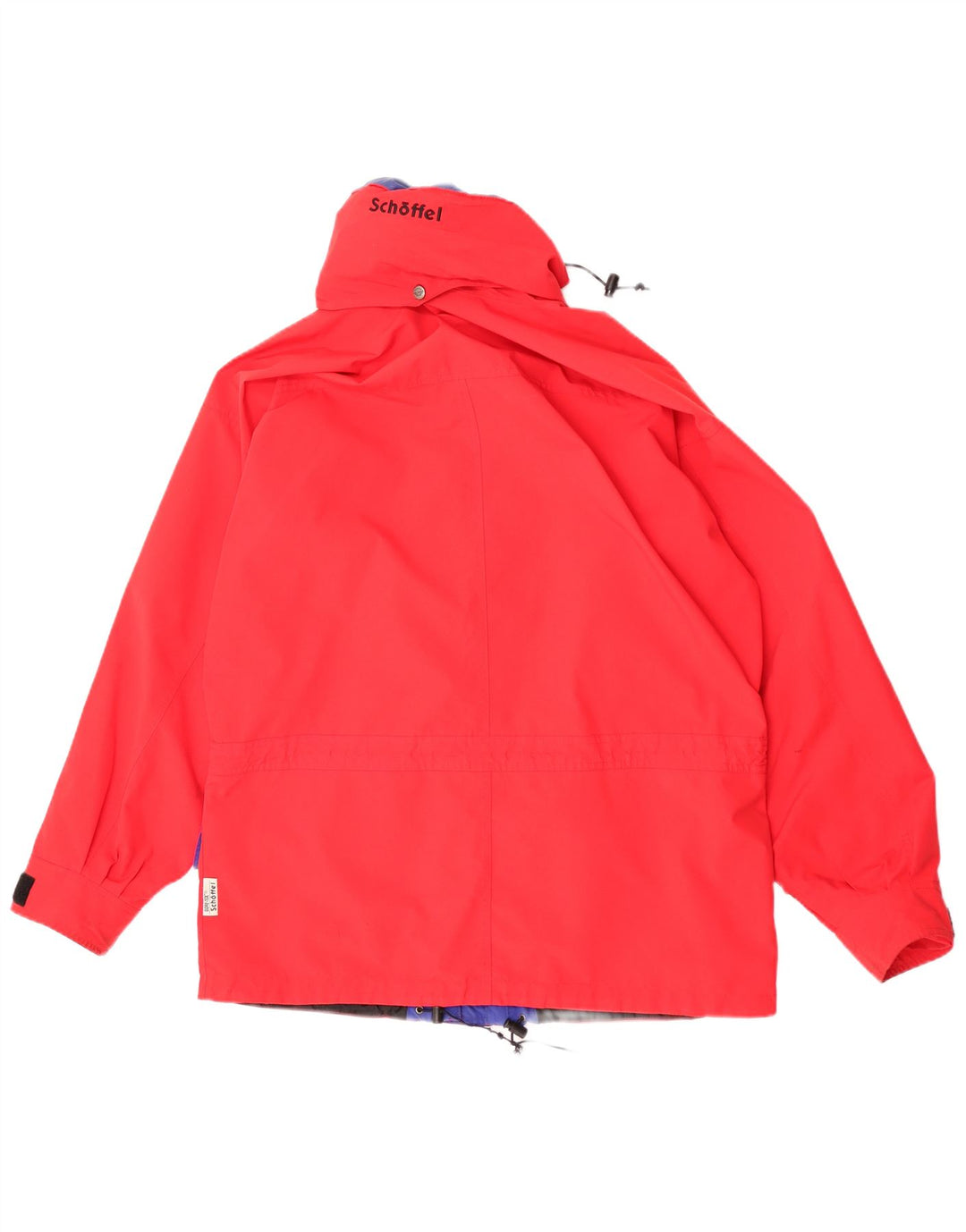 Schoffel Mens Hooded Rain Jacket EU 50 Large Red
