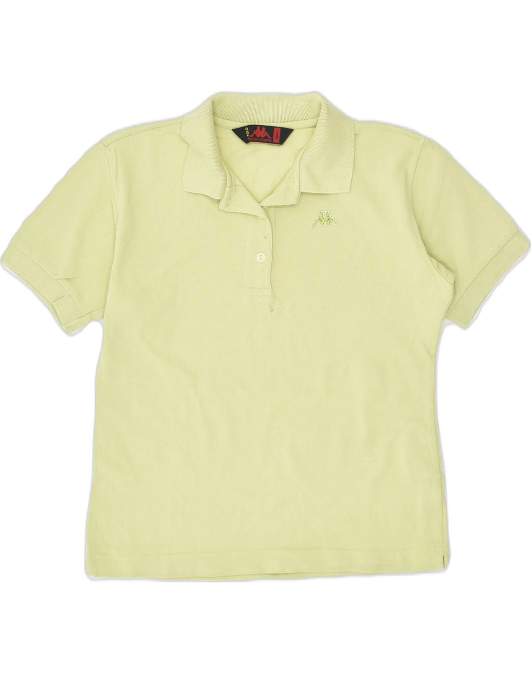KAPPA Womens Polo Shirt UK 10 Small Green Cotton | Vintage Kappa | Thrift | Second-Hand Kappa | Used Clothing | Messina Hembry 