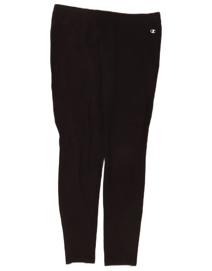 Champion Womens Leggings UK 20 2XL Sort