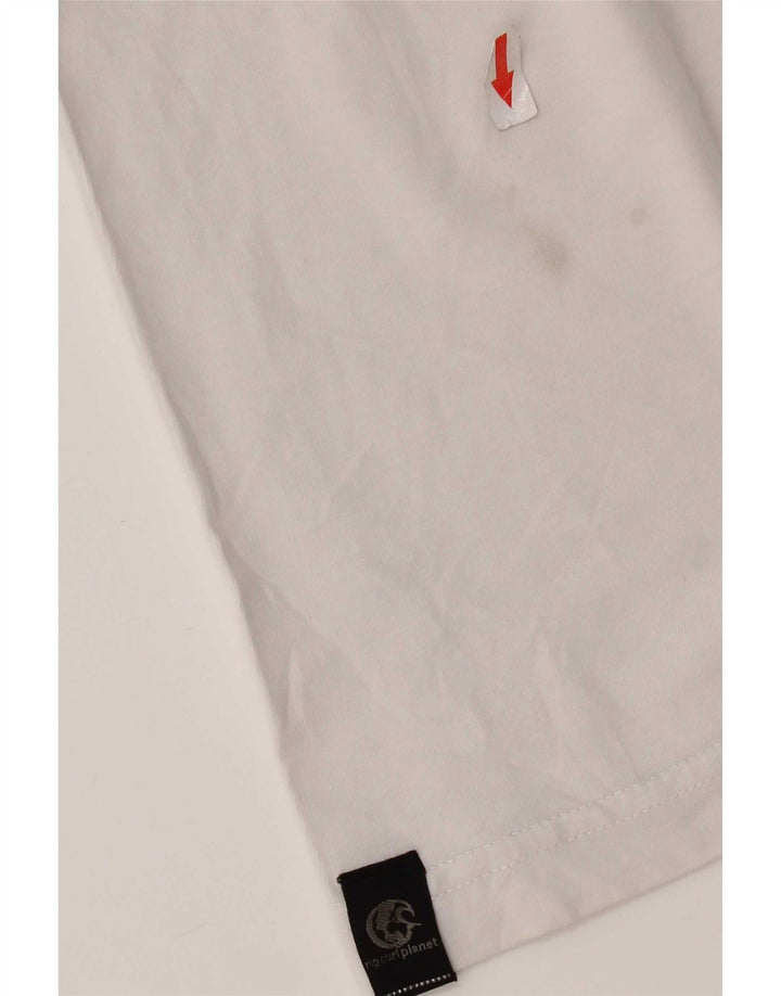 Rip Curl Herre grafisk T-shirt Top Medium White