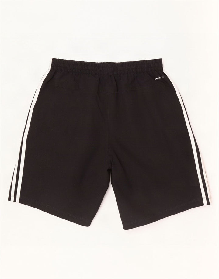 Pantaloncini sportivi Adidas Climalite da uomo piccoli in poliestere nero