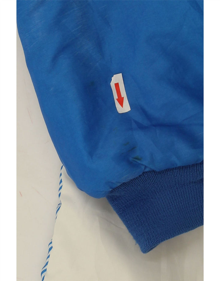 veste rembourrée vintage pour homme UK 42 XL Blue Colourblock