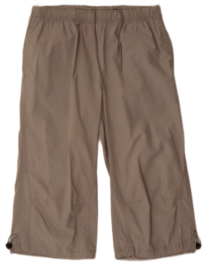 Champion Mens Capri Tracksuit Trousers Large  Beige Cotton
