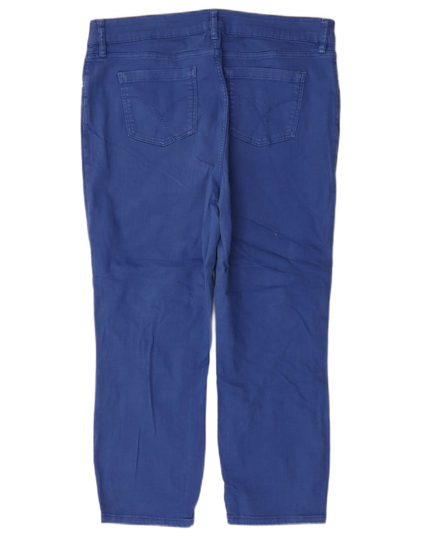 Crew Clothing Womens Cropped Jeans UK 16 Large W34 L23 Blue Cotton