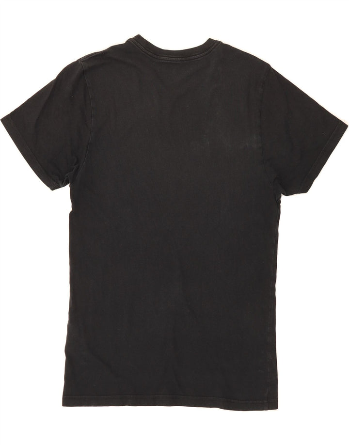VANS Mens Custom Fit Graphic T-Shirt Top Small Black Cotton Vintage Vans and Second-Hand Vans from Messina Hembry 