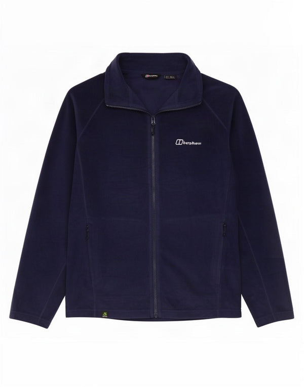 Berghaus Mens Fleece Jacket UK 40 Large Navy Blue Polyester