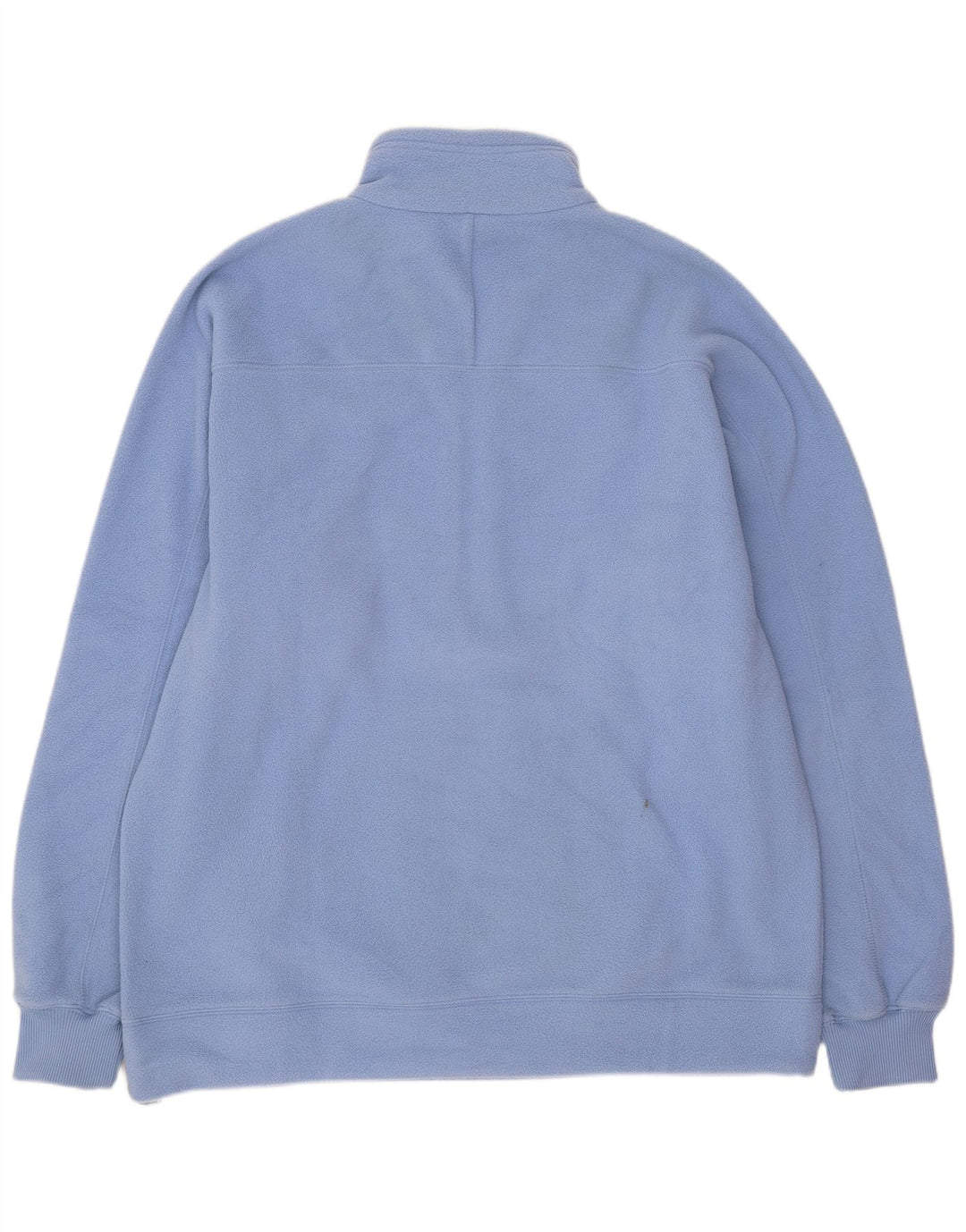 Champion Herren-Fleecepullover mit Reißverschluss am Hals, großes, blaues Polyester