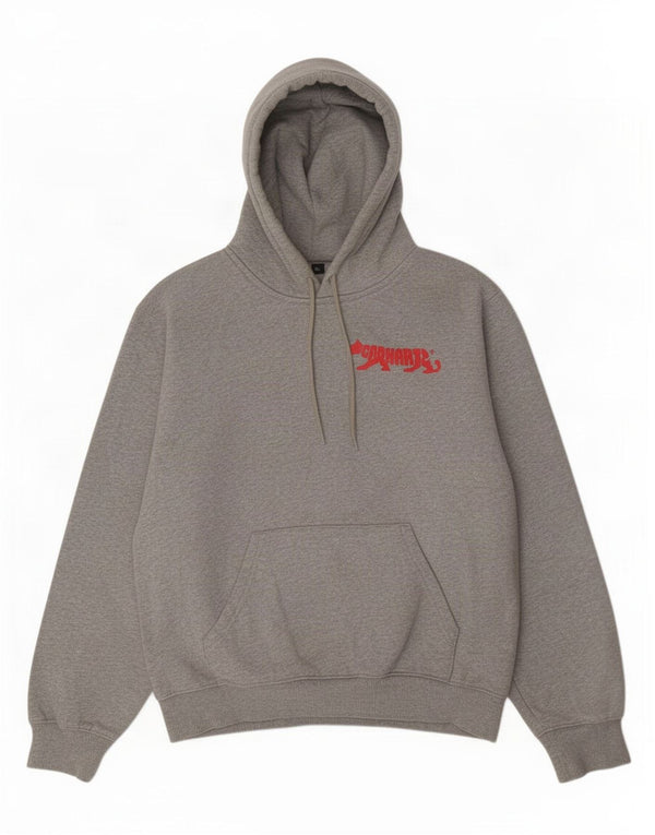 Carhartt Mens Graphic Hoodie Jumper Small Grey Cotton