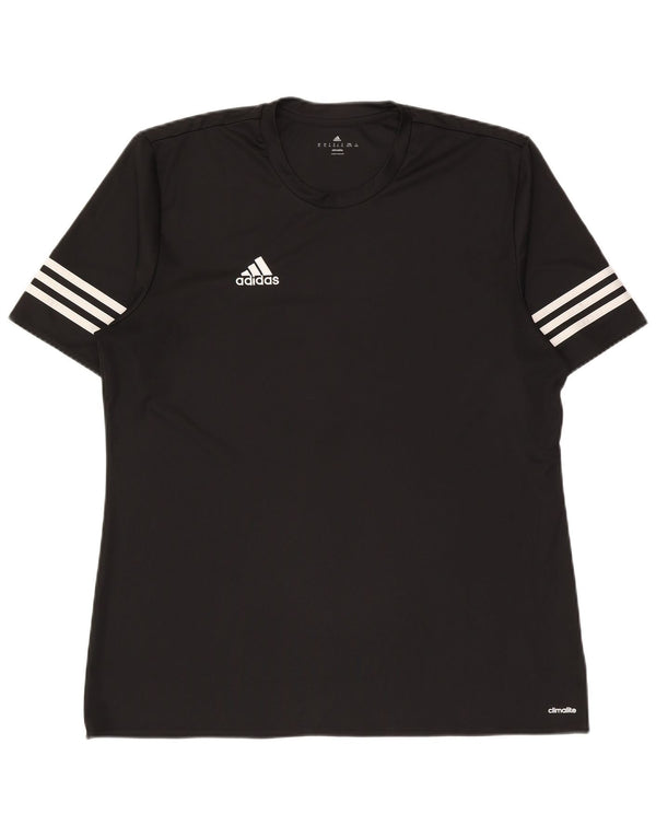 T-shirt Adidas Climalite da uomo Top XL poliestere nero
