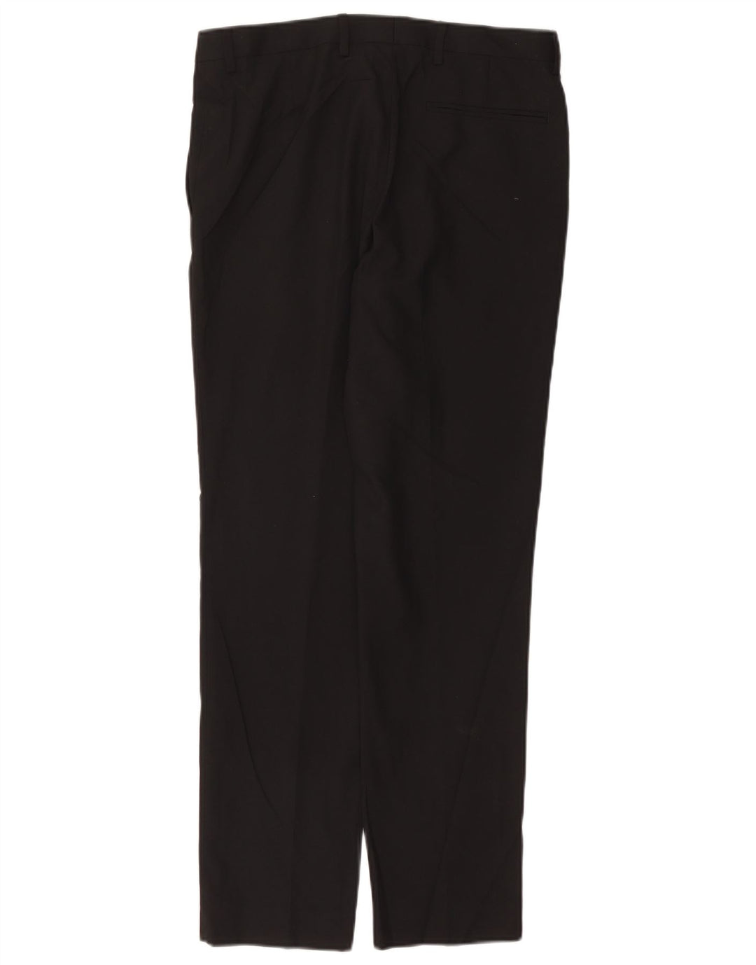 Marks & Spencer Womens Slim Fit Suit Trousers W32 L31 Black Polyester