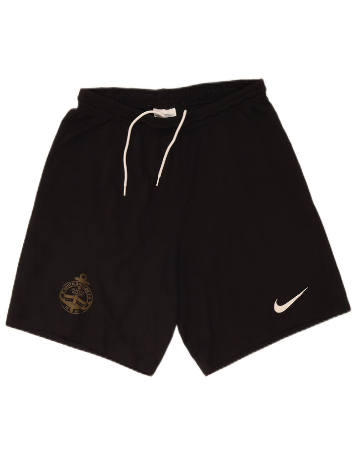 Nike Mens South Shields F.C. Sport Shorts Large Black Polyester