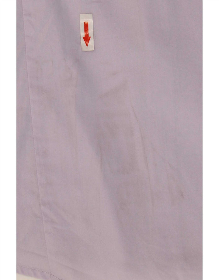 Benetton Chemise Violet Moyen Coton Homme