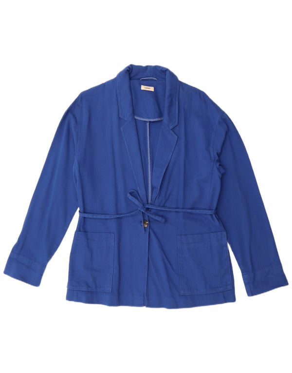 Esprit Veste blazer surdimensionnée à 1 bouton pour femme UK 8 Small Bleu
