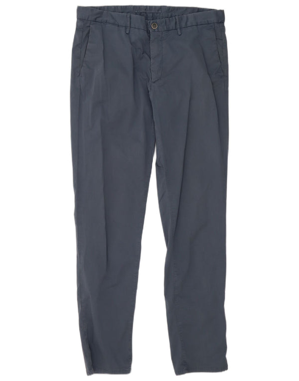 Massimo Dutti Pantaloni chino pentru bărbați slim fit EU 44 Large W34 L32 Blue Bumbac