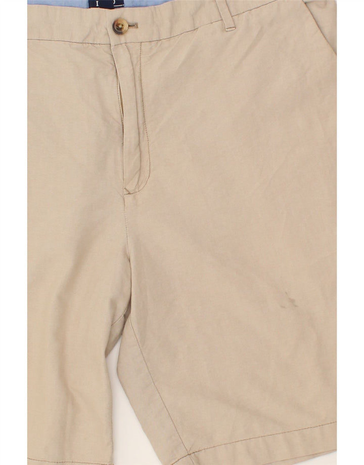 IZOD Mens Chino Shorts W38 XL Beige Cotton Vintage Izod and Second-Hand Izod from Messina Hembry 