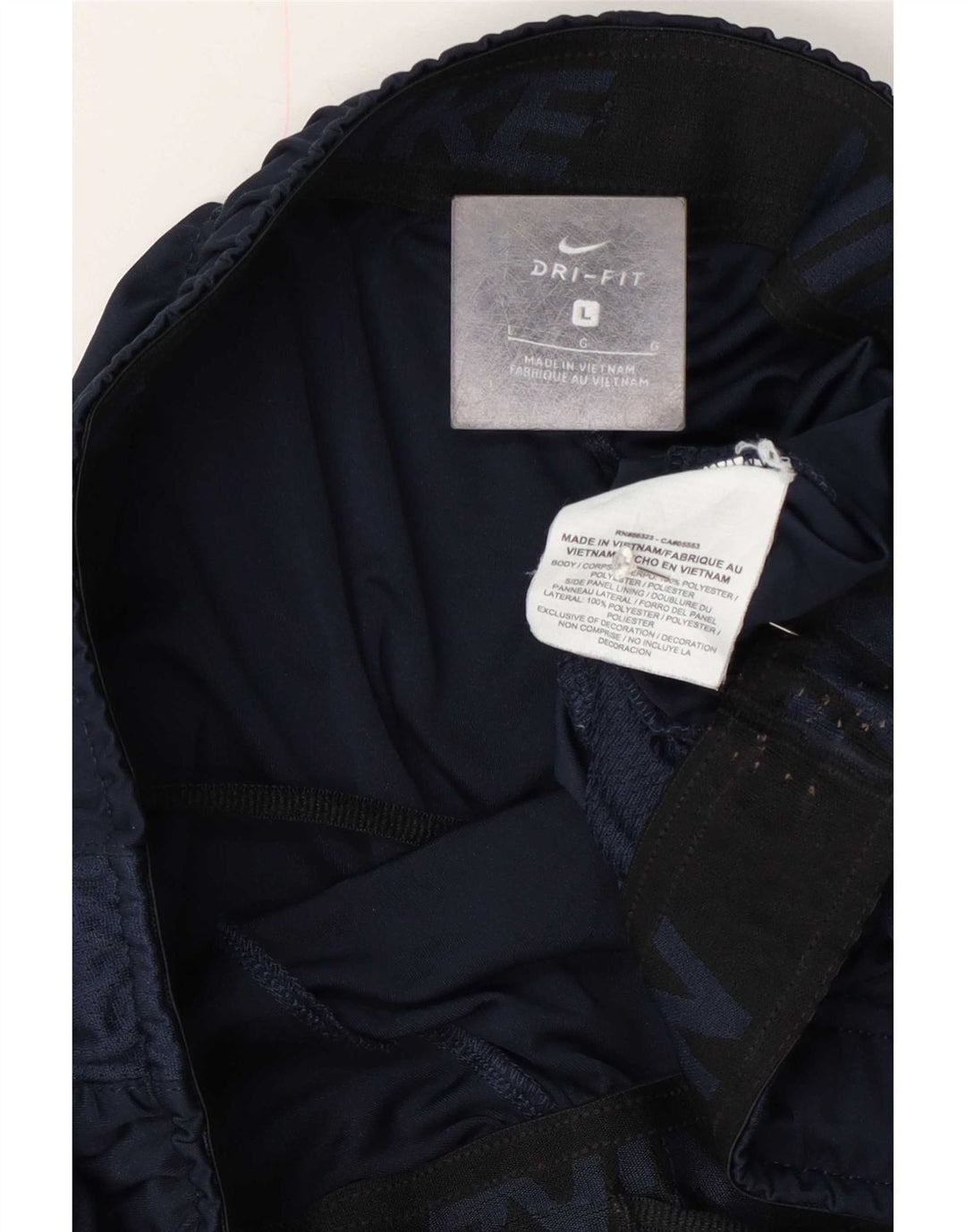 Nike Herre Dri Fit sportsshorts store marineblå polyester