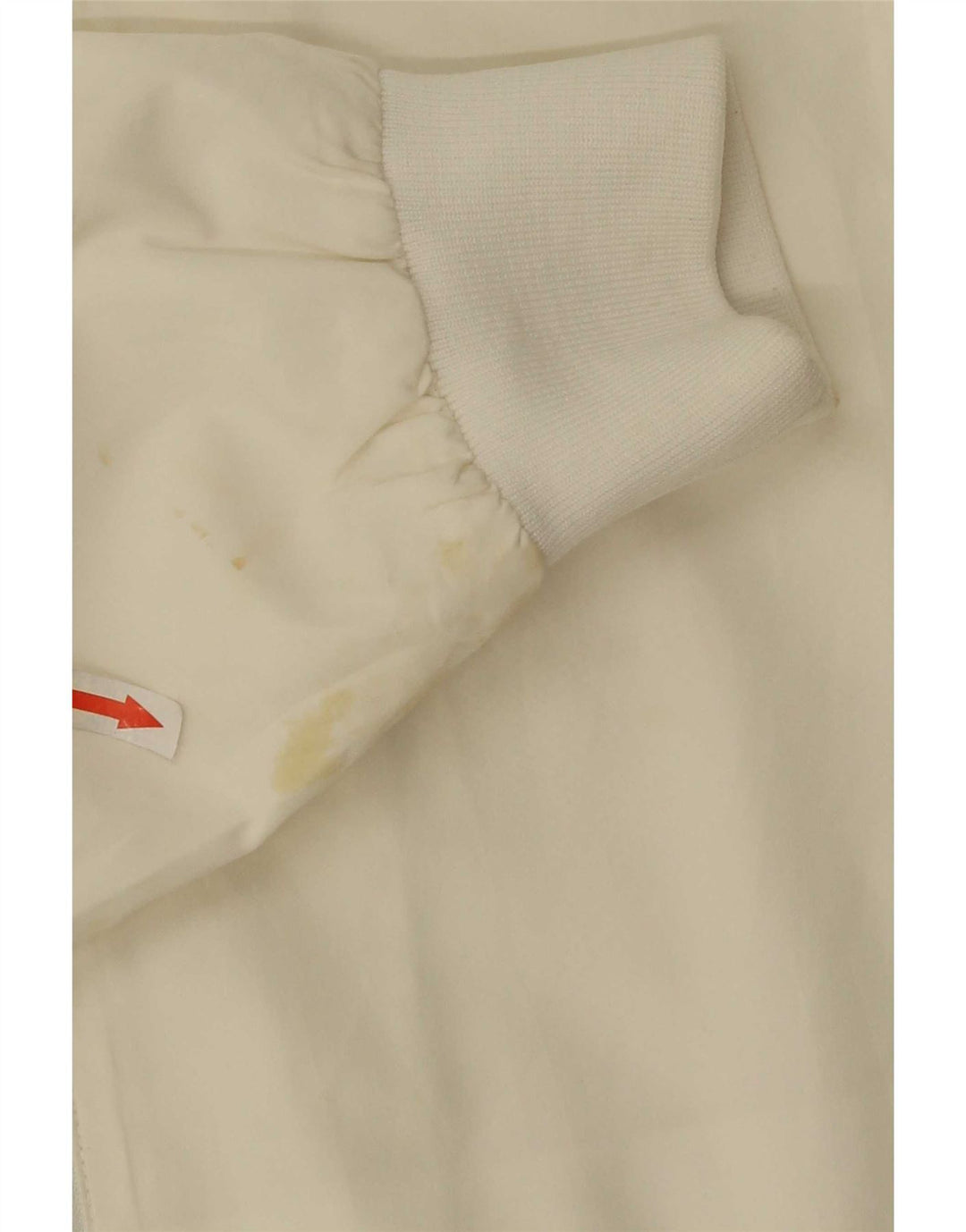 Giacca da ginnastica da uomo Reebok Small in poliestere color block bianco