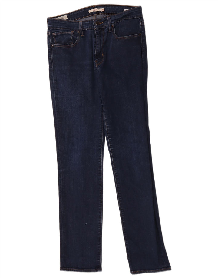 Levi's Dame 712 Slim Jeans W30 L31 Blå Bomuld