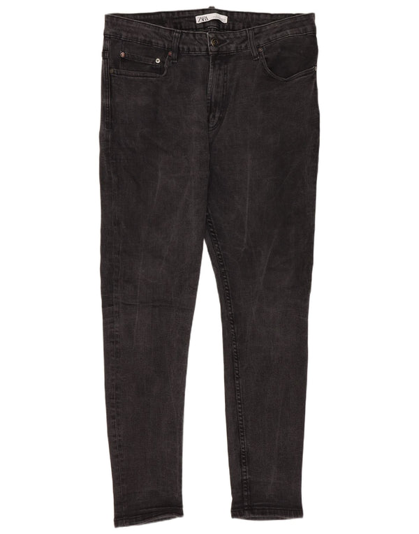 Blugi skinny pentru bărbați Zara WU 46 XL W36 L29 bumbac gri