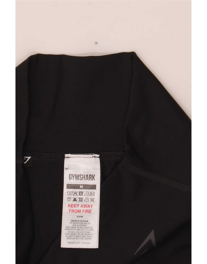 Gymshark Womens Leggings UK 14 Medium Black Nylon