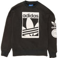 Adidas Hombre Graphic Sudadera Jumper Pequeño Gris Algodón