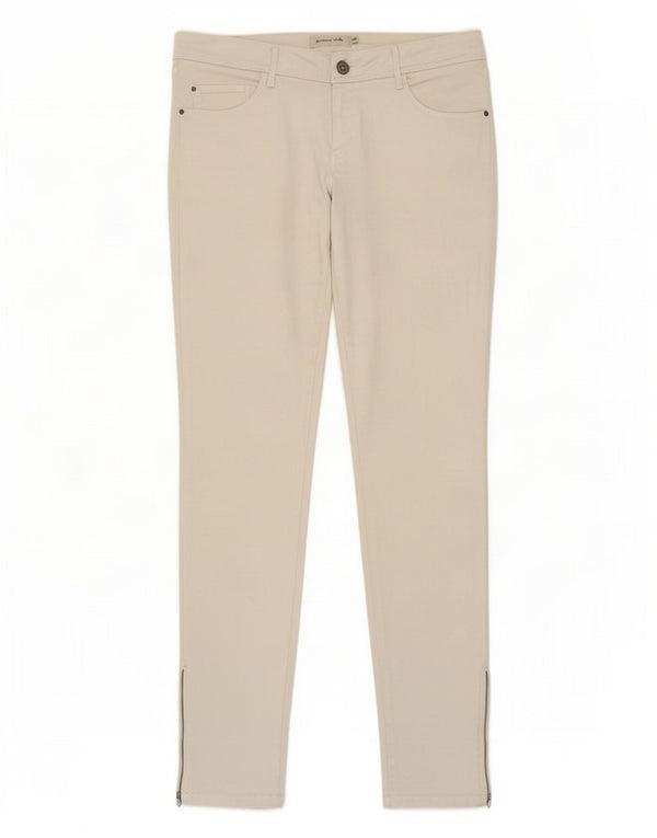 Massimo Dutti Womens Skinny Jeans EU 36 XS W26 L29 White Cotton