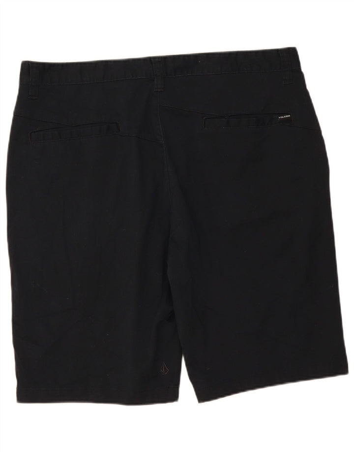 Volcom Mens Chino Shorts W38 XL Black Cotton