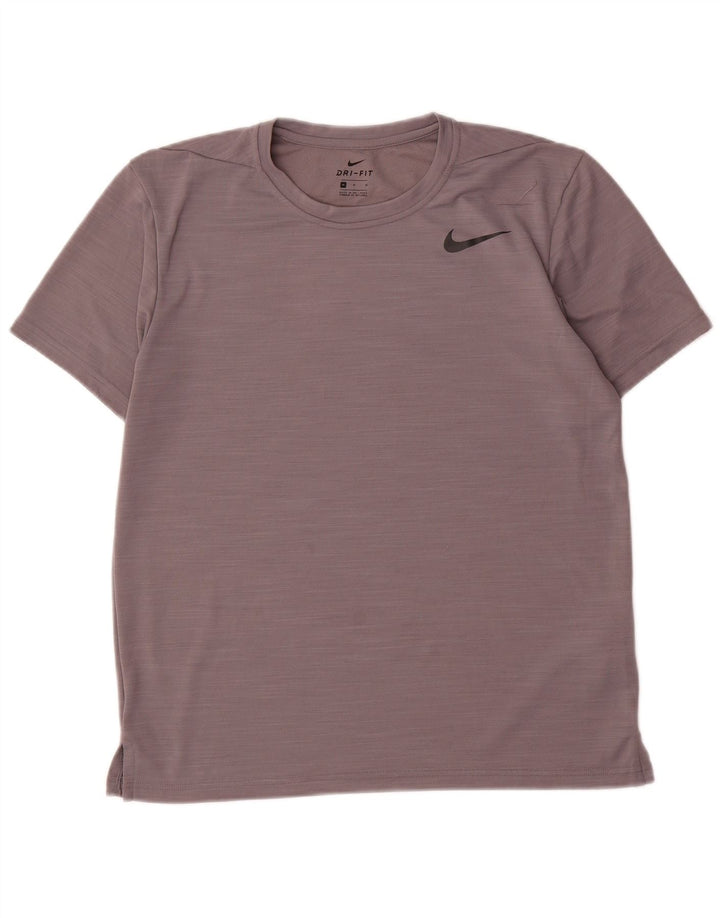Nike Mens T-Shirt Top Medium Grey Polyester