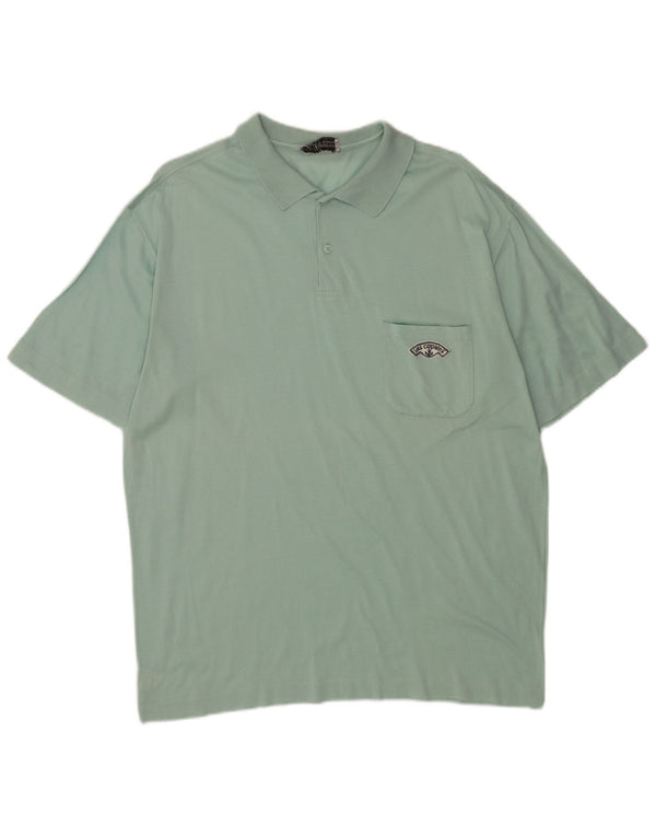 Les Copains Polo Homme IT 52 Large Vert Coton