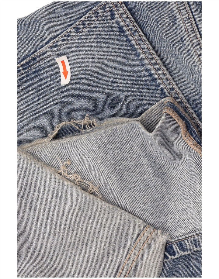 Zara Womens High Rise Straight Jeans EU 40 Medium W30 L27 Blue