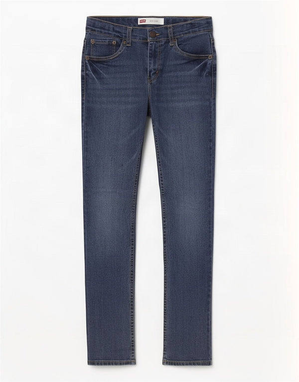 Blugi Levi's Boys 511 Slim 11-12 ani W24 L28 Blue Bumbac