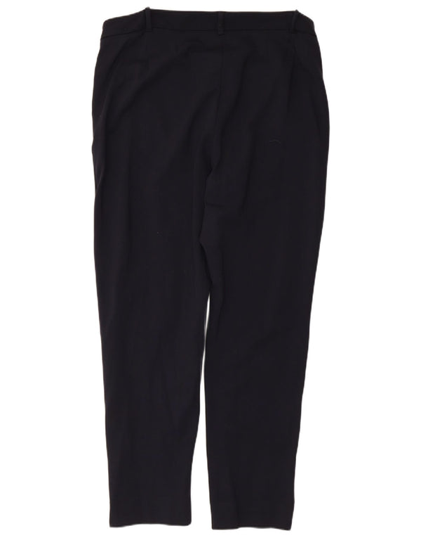 Marks & Spencer Pantaloni chino slim da donna UK 18 XL W36 L28 Blu navy