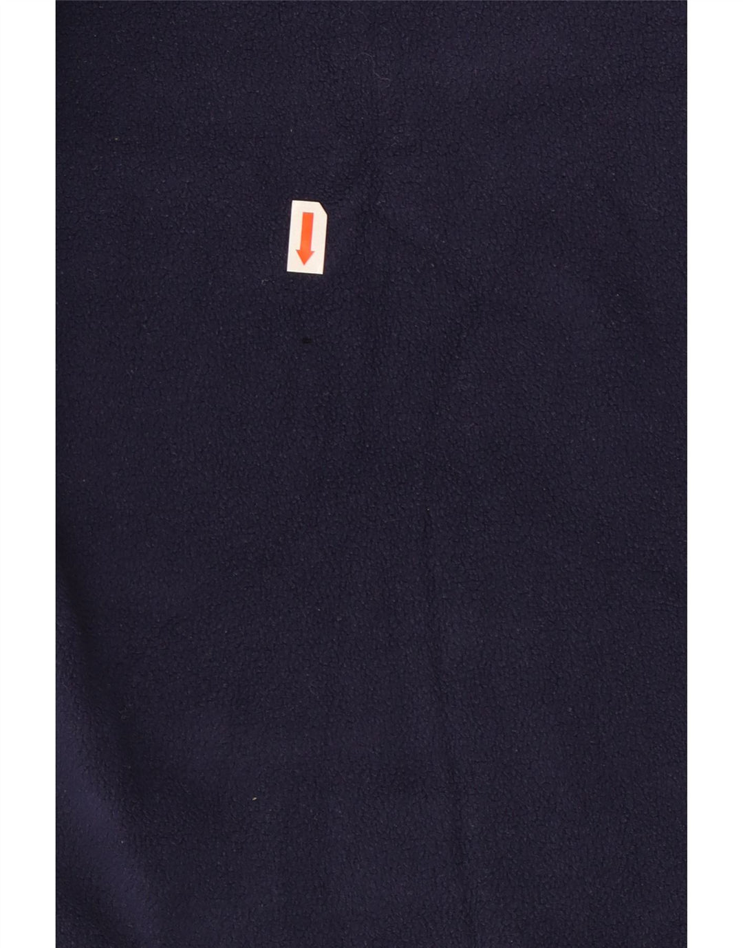 Kappa Herren-Fleecepullover mit Reißverschluss am Hals, groß, marineblaues Polyester