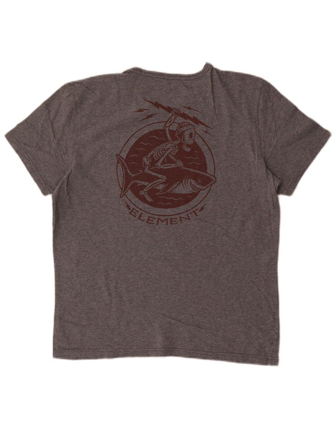 Element Mens Graphic T-Shirt Top Small Grey
