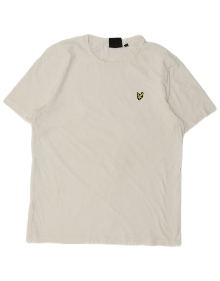 Lyle & Scott Mens T-Shirt Top Large White