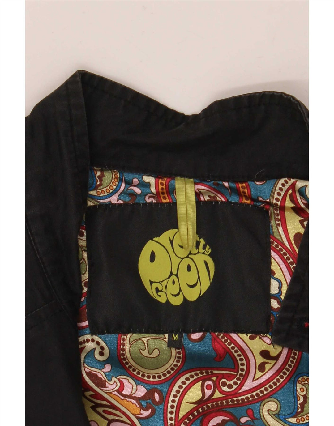 Pretty Green Chaqueta Bomber para Hombre UK 38 Medium Black