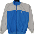 GAZELLE Mens Tracksuit Top Jacket XL Blue Colourblock Polyester Vintage Gazelle and Second-Hand Gazelle from Messina Hembry 