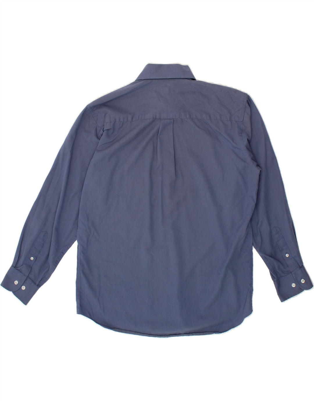 DOCKERS Mens Shirt Size 15 15 1/2 Medium Navy Blue Cotton Vintage Dockers and Second-Hand Dockers from Messina Hembry 