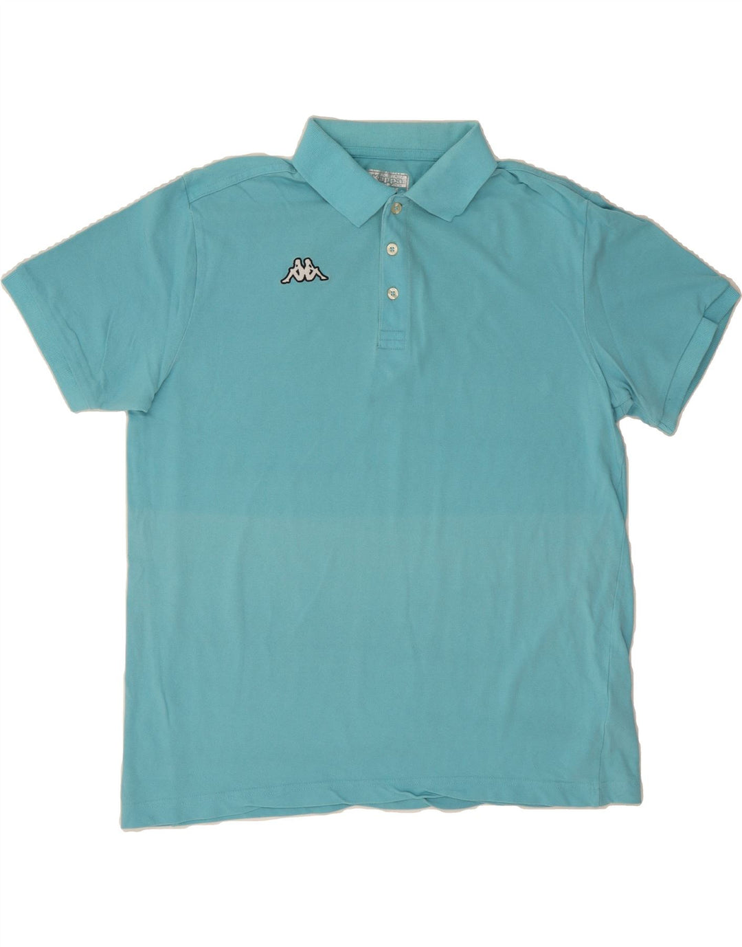 KAPPA Mens Polo Shirt XL Blue Cotton Vintage Kappa and Second-Hand Kappa from Messina Hembry 
