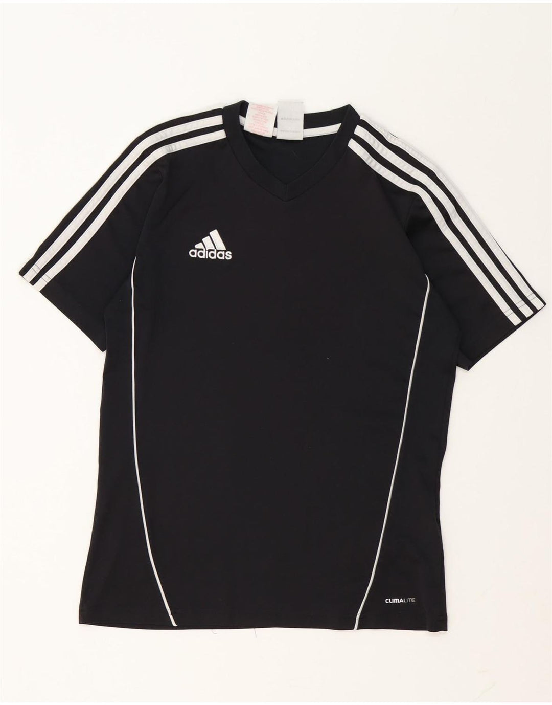 Adidas Mens Climalite T-Shirt Top XS Black Polyester