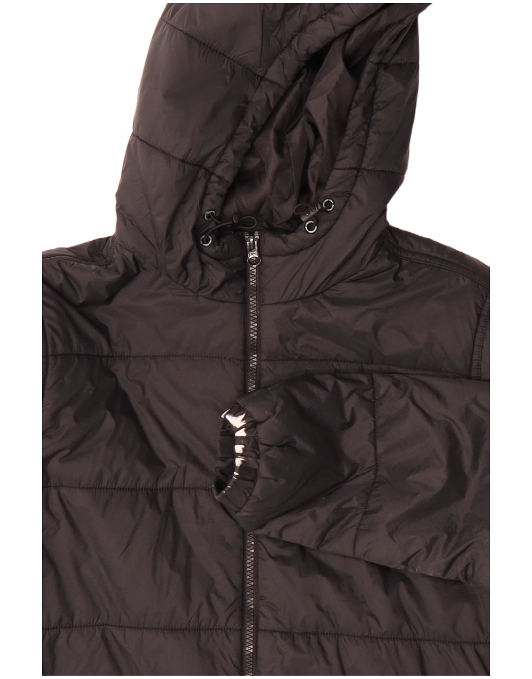 VANS Herren-Jacke mit Kapuze, gepolstert, UK 36, Größe S, schwarzes Nylon