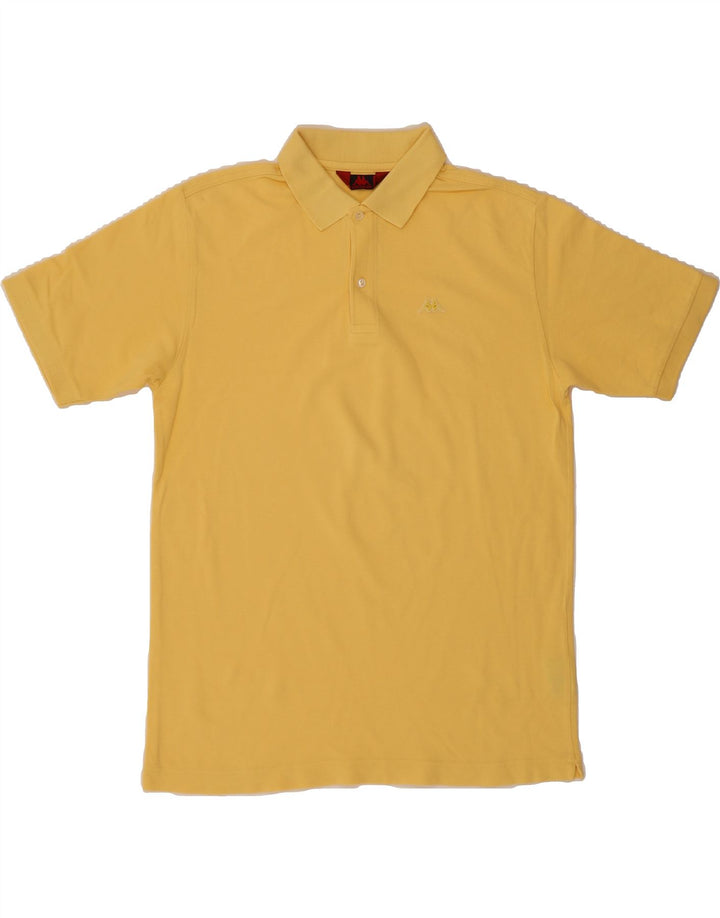 KAPPA Mens Polo Shirt Large Yellow Cotton Vintage Kappa and Second-Hand Kappa from Messina Hembry 
