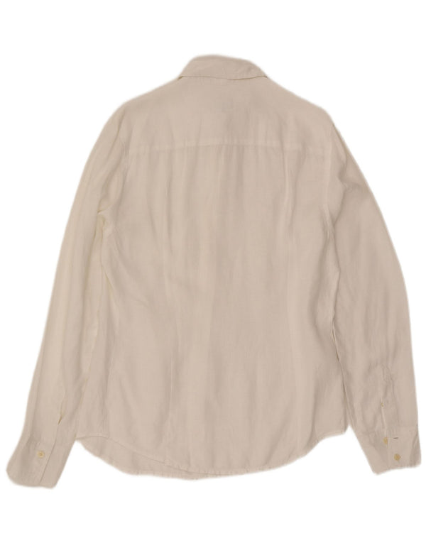Calvin Klein Jeans Mens Shirt Medium White Linen