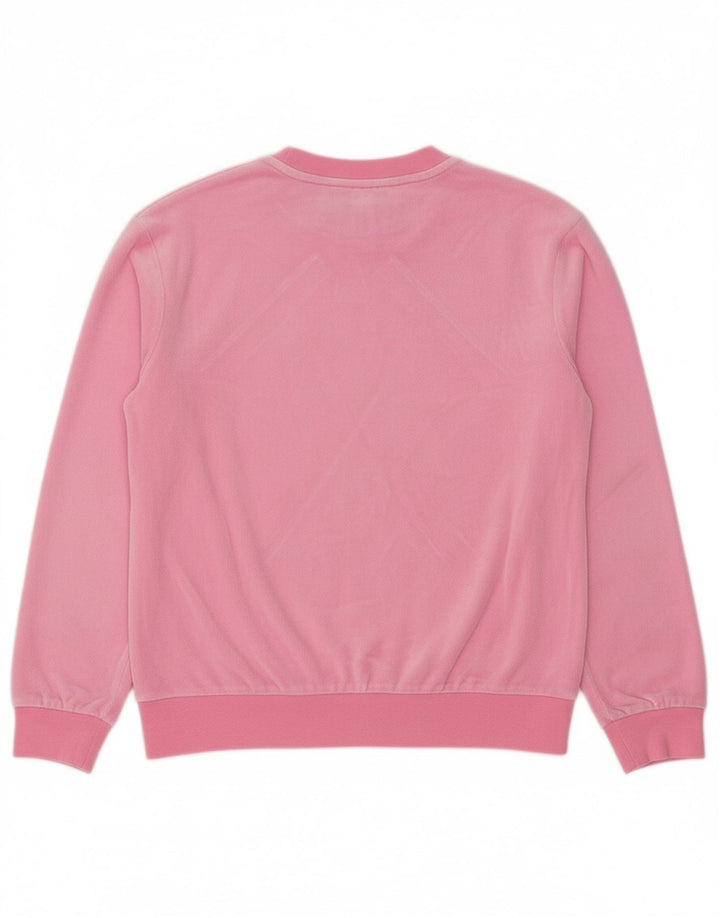 ADIDAS Meninas Suéter Jumper 9-10 Anos Rosa Algodão