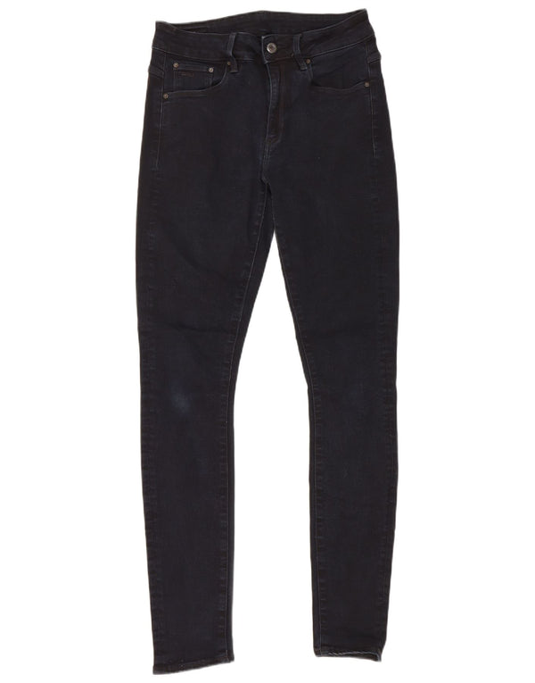 G-Star Damen 3301 Skinny Jeans W29 L32 Marineblau Baumwolle