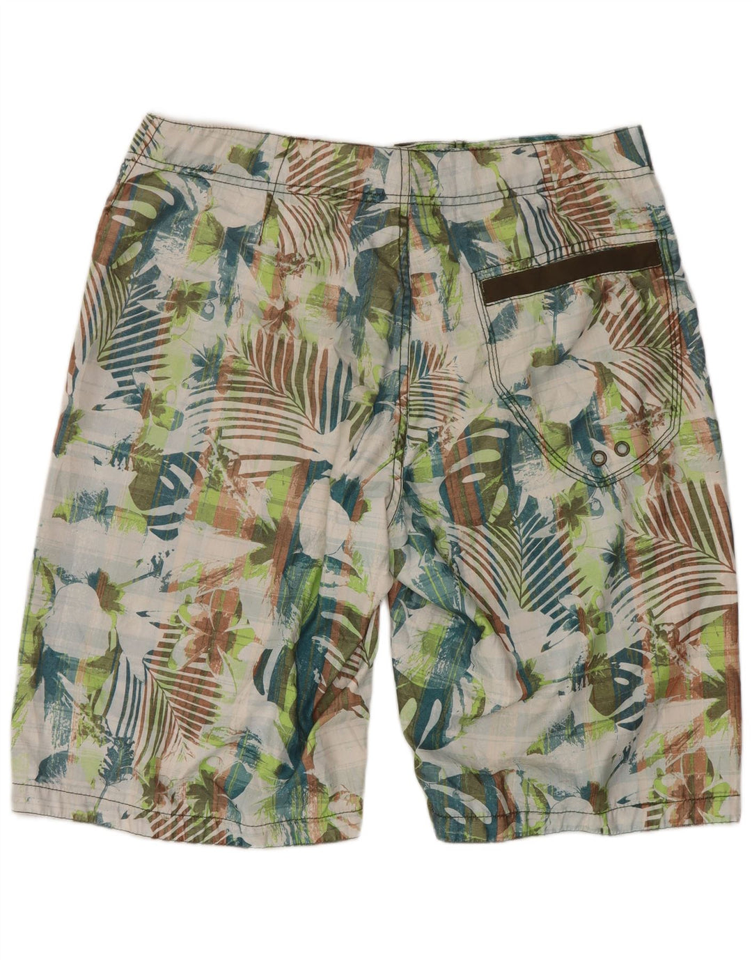 Fat Face Herren-Badeshorts, groß, mehrfarbig, Blumenmuster, Polyester