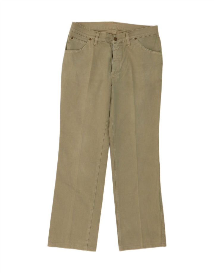 LEE Mens Straight Casual Trousers W32 L30 Khaki Vintage Lee and Second-Hand Lee from Messina Hembry 